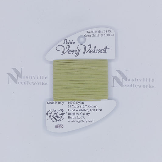 Petite Very Velvet - V668 Lite Olive