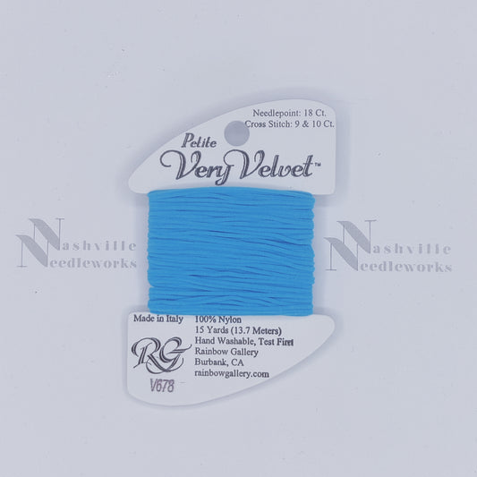 Petite Very Velvet - V678 Turquoise