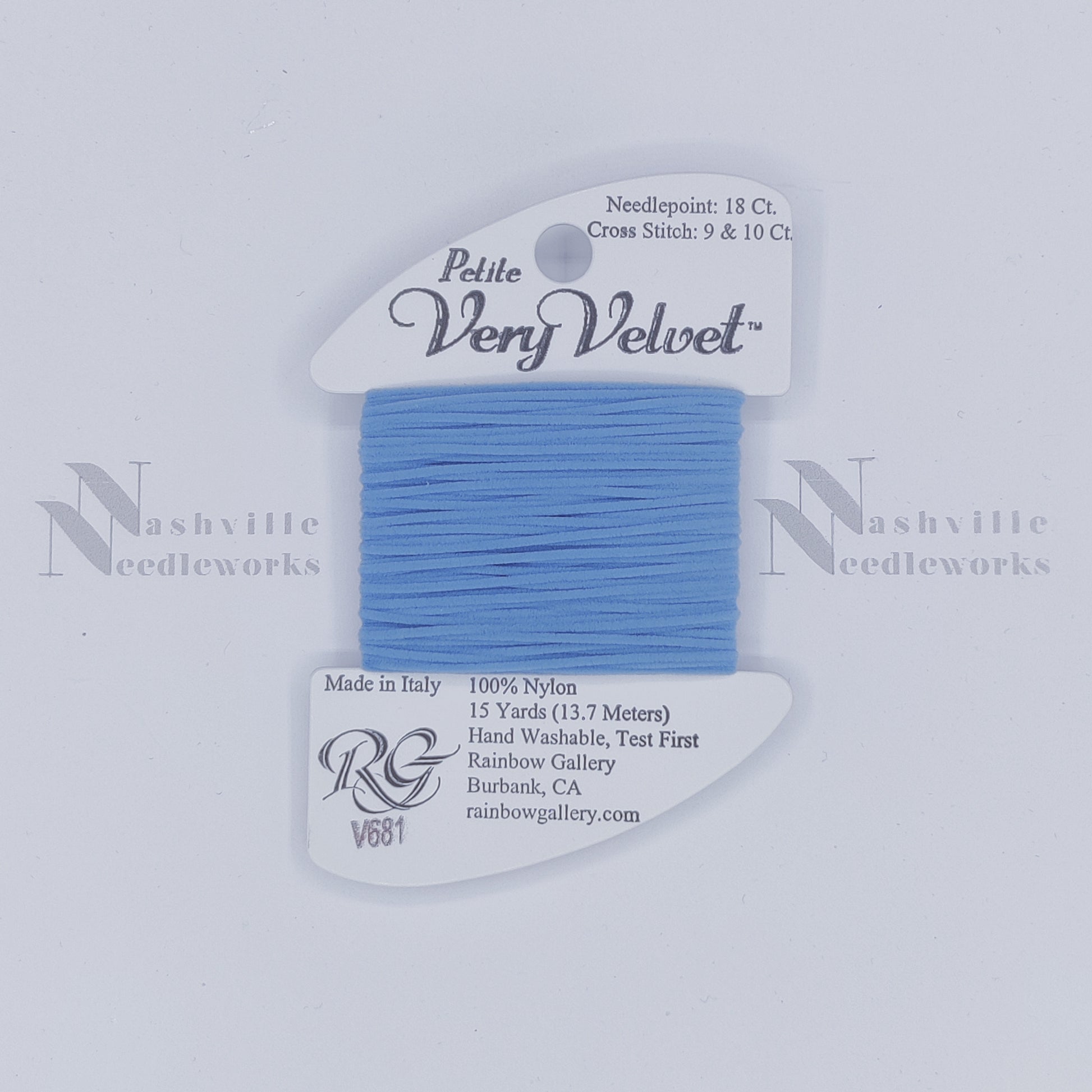 Petite Very Velvet - V681 Sky Blue