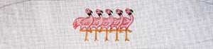 W-73 (TS) - Flamingos cummerbund