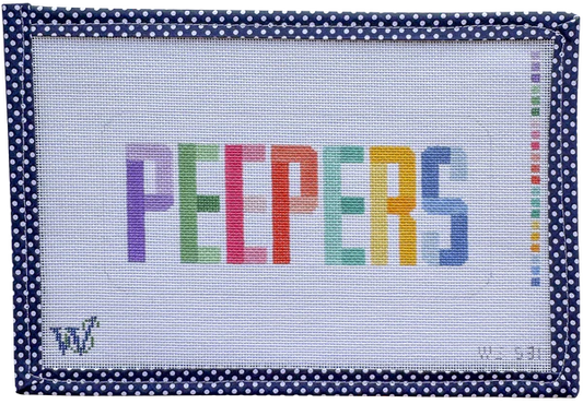 WipstitchNeedleworksPeppersCaseBright Colors WS-531 18 Count Canvas
