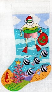 X-85a (TS) - Santa Afloat Stocking