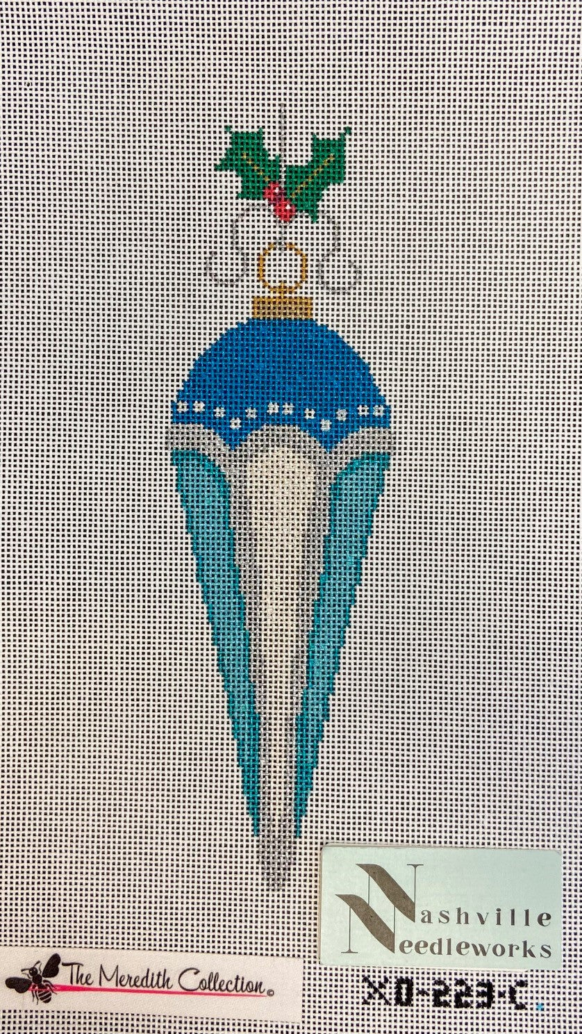 The Meredith Collection XO-223-C 
Old Fashion Ornament in Blue