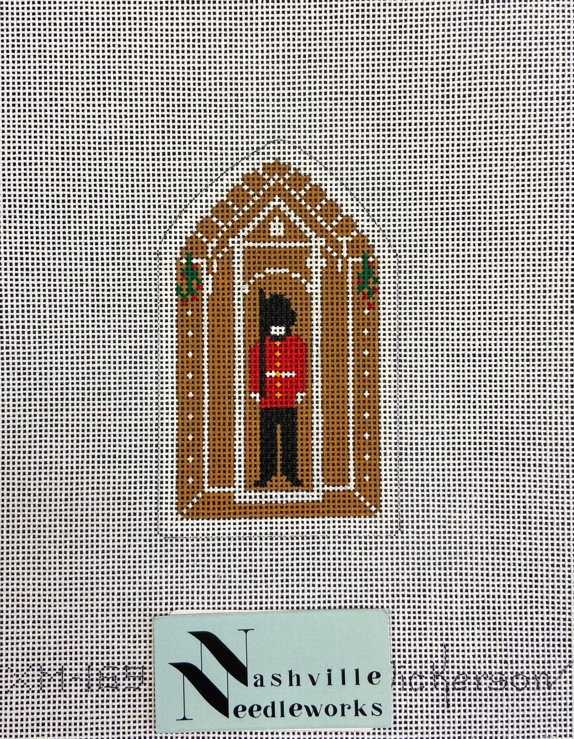 Kate Dickerson Needlepoint Gingerbread Guard XM-169