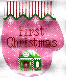 XO-146a (TS) - First Christmas Mitten - Girl