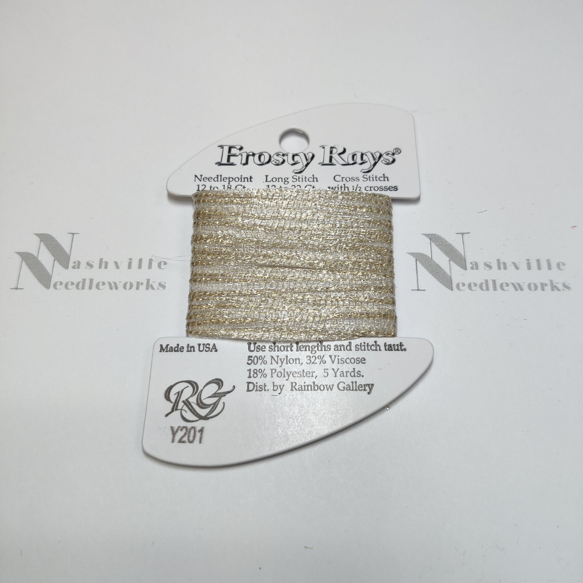 Frosty Rays Y201 Pale Gold Ice