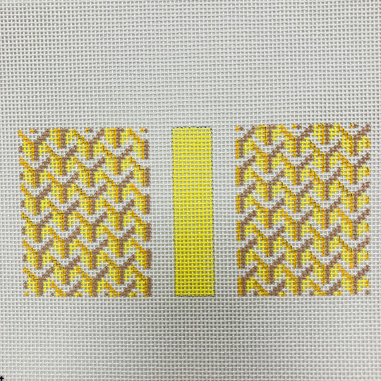 AF24Y Y Pattern Eyeglasses YELLOW