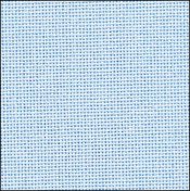 28 count linen from Zweigart, pretty baby blue