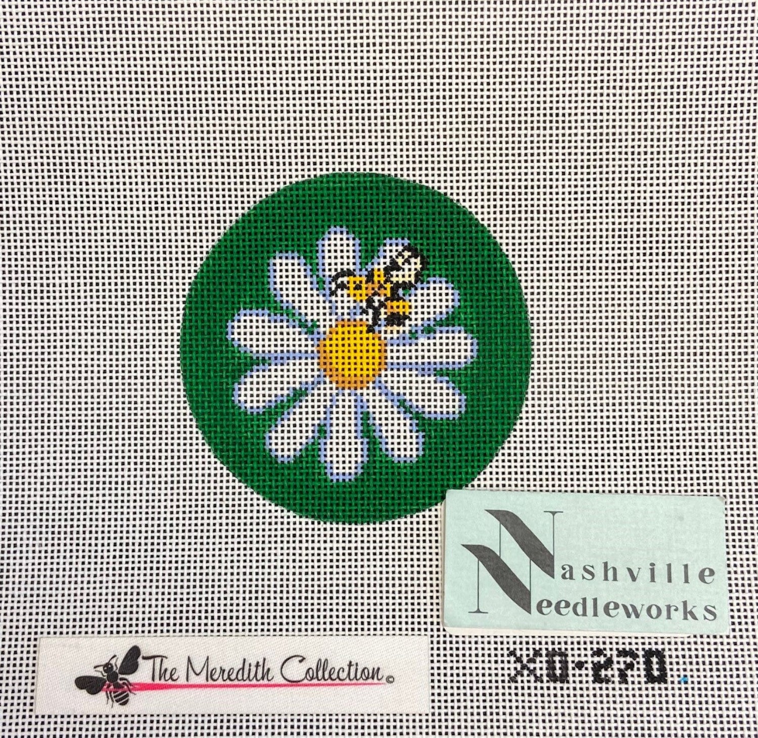 The Meredith Collection XO-270 
Bee & Daisy Ornament or Coaster