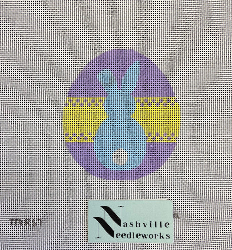 Tina Timberlake Bunny Easter Egg ornament TT4R67 Assorted Colors