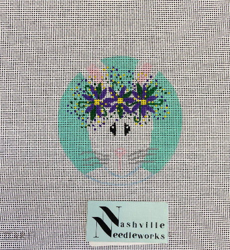 Tina Timberlake TT4R17 Bunny with Flowers