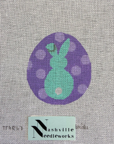 Tina Timberlake TT4R67-Aqua W/Purple Miriam's Purple Bunny