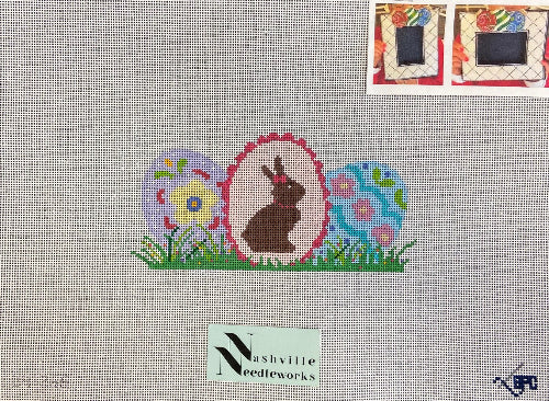 Blueberry Point Canvas 24-366 
Easter Eggs Frame Attachment/Can Be Used as Ornament or Attached  Magnetic Frame Canvas #24-346