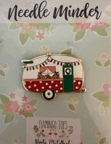 FlamingoToes ChrstmasCamperNM ChristmasCamperNeedleMinder