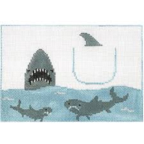 Kathy Schenkel Designs Shark Tooth Fairy Pillow PT199
