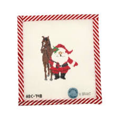 From Atlantic Blue Canvas Horse Santa 
ABC-748