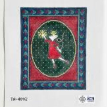 KCN Designs TA4093 Holiday Mouse Blue