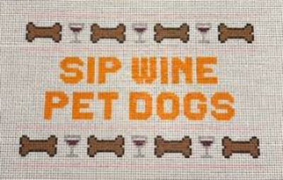 Saturnalia Stitching Sip Wine Pet Dogs
LP-07