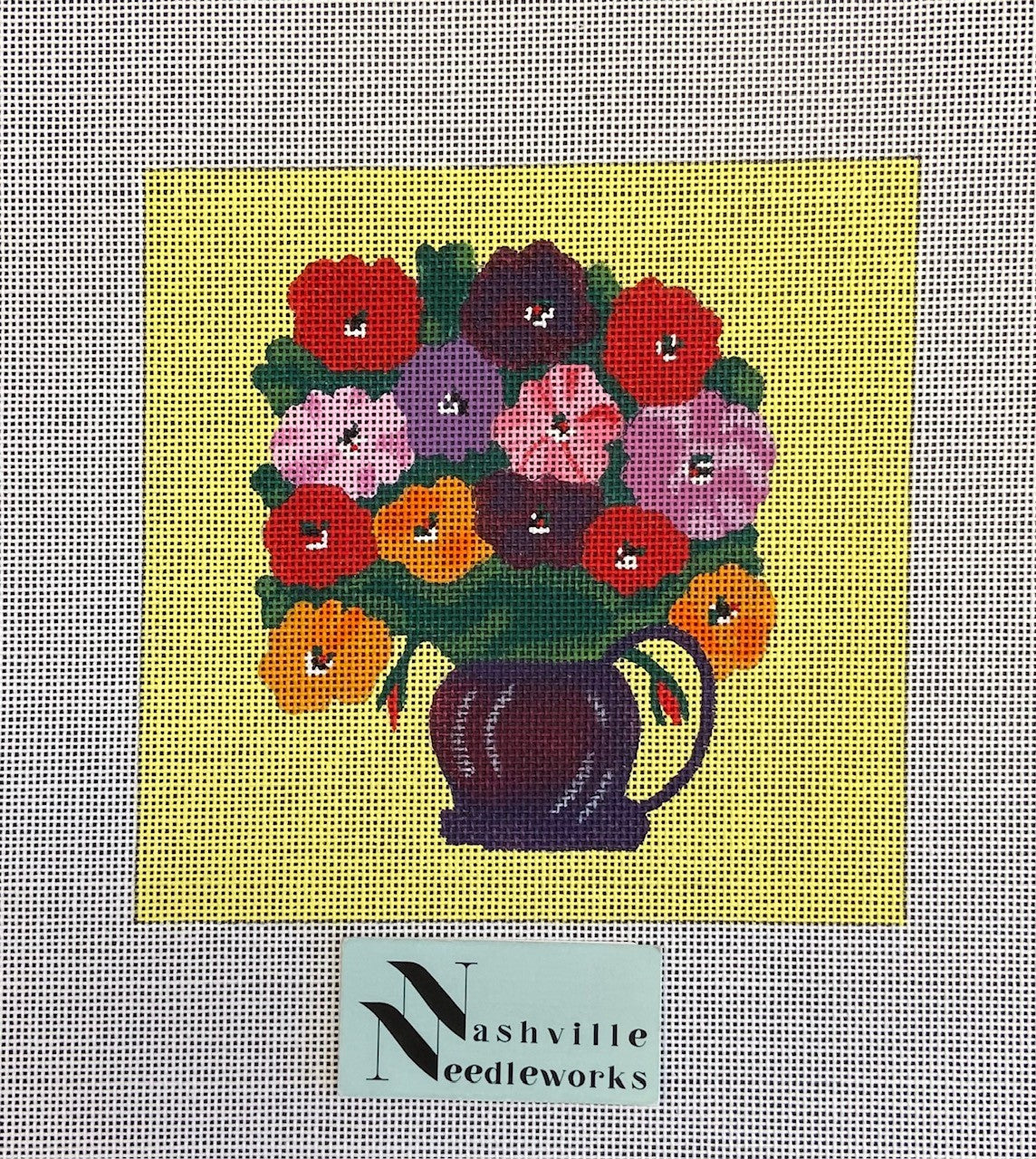 The Quarter Stitch Zinnias Ch-08