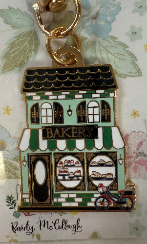 FlamingoToes BakeryEnamelCharm