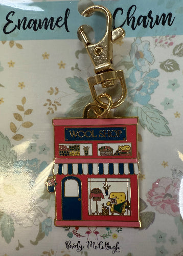 FlamingoToes WoolShopEnamelCharm