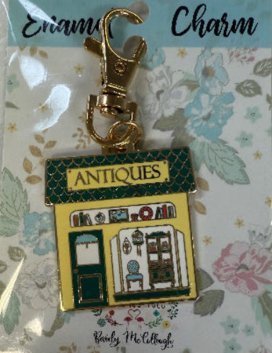 FlamingoToes AntiqueShopEnamelCharm