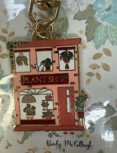 FlamingoToes PlantShopEnamelCharm