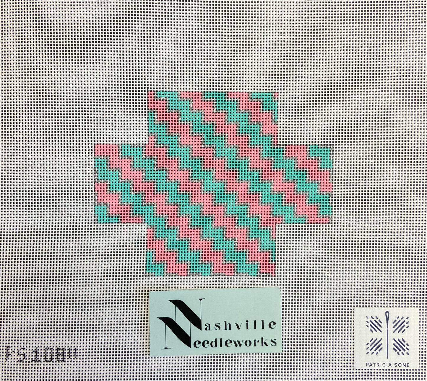 Patricia Sone 108-V Pink & Aqua Byzantine 3-D Package