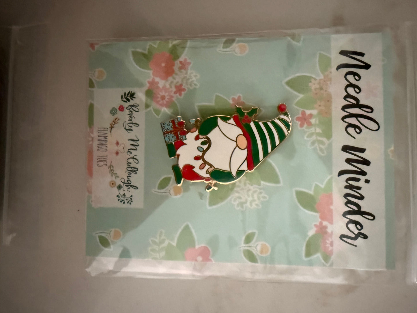 FlamingoToes ChristmasGnomeNm ChrstmasGnomeNeedleMinder