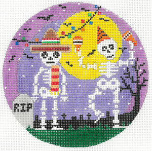 The Meredith Collection 13 Days of Halloween-2 Skeletons Dancing H-13B