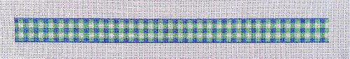 Blue & Green Gingham Headband
