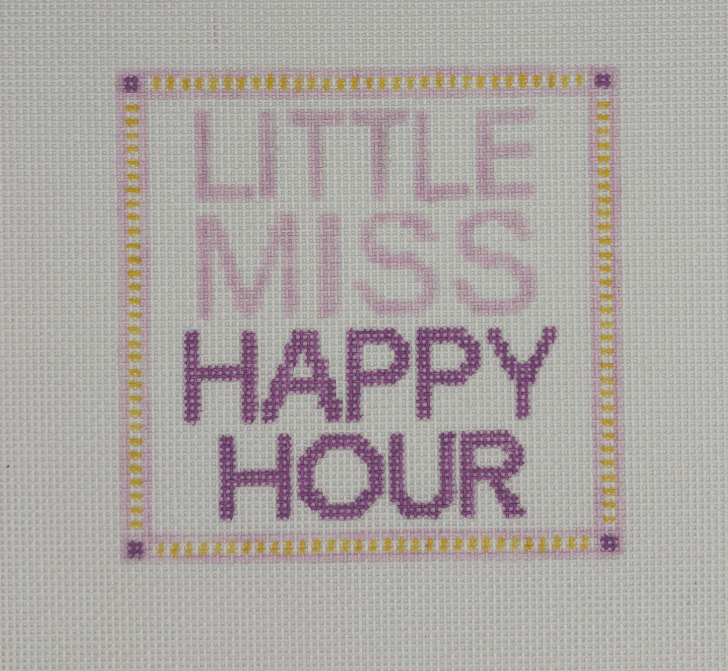 Code Thread Needlepoint
Little Miss Happy Hour
CT LMHH