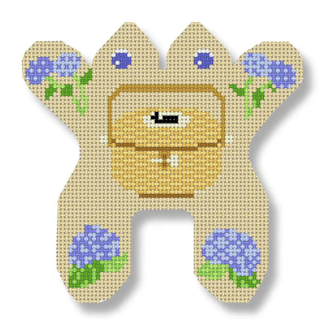 CBK Needlepoint Collections Edie & Ginger Mini Basket Frog Frame Weight
M-165