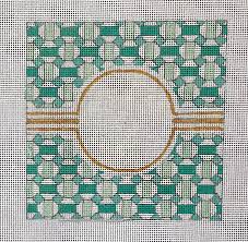 Color of Praise Turquoise Coaster for Monogram IN752
