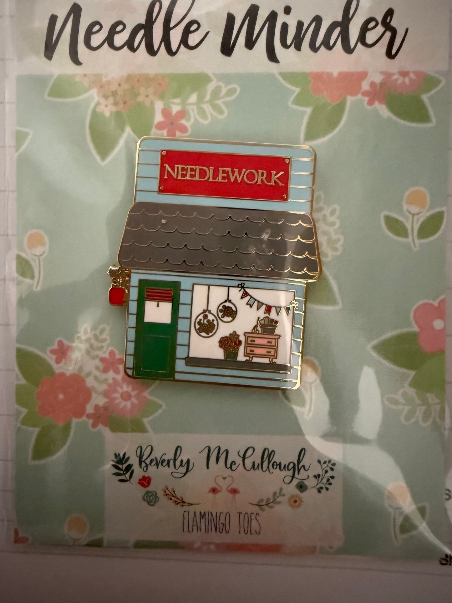 FlamingoToes NeedleworkShopNM NeedlewokShopNeedleMinder