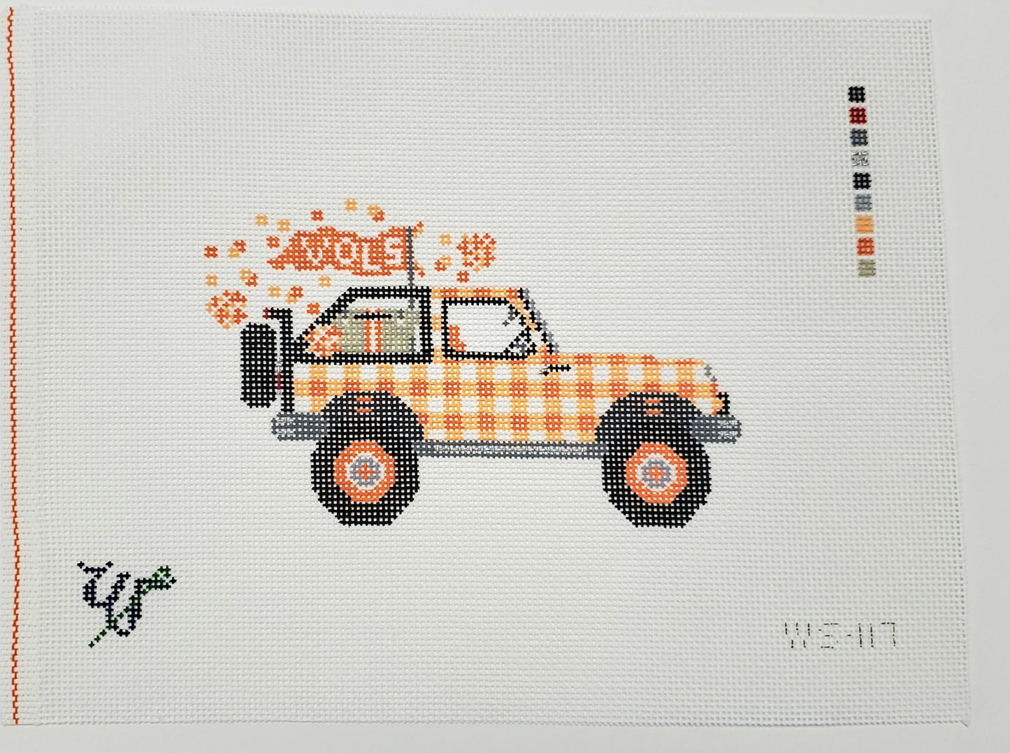 Wipstitch Needleworks Tennessee Jeep 
WS117