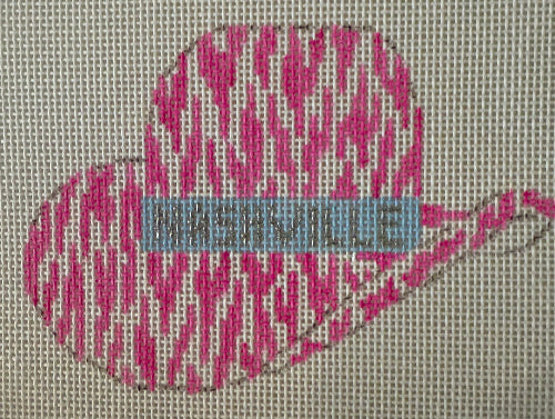 Tina Timberlake Pink Zebra Cowboy Hat TTH11