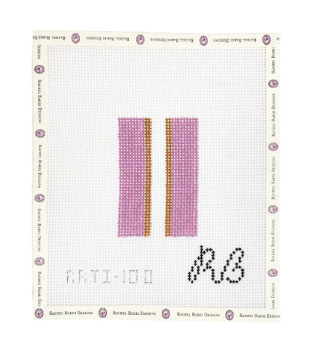 Rachel Barri Designs RBTI 10O Basic Stripes Orchid Mini