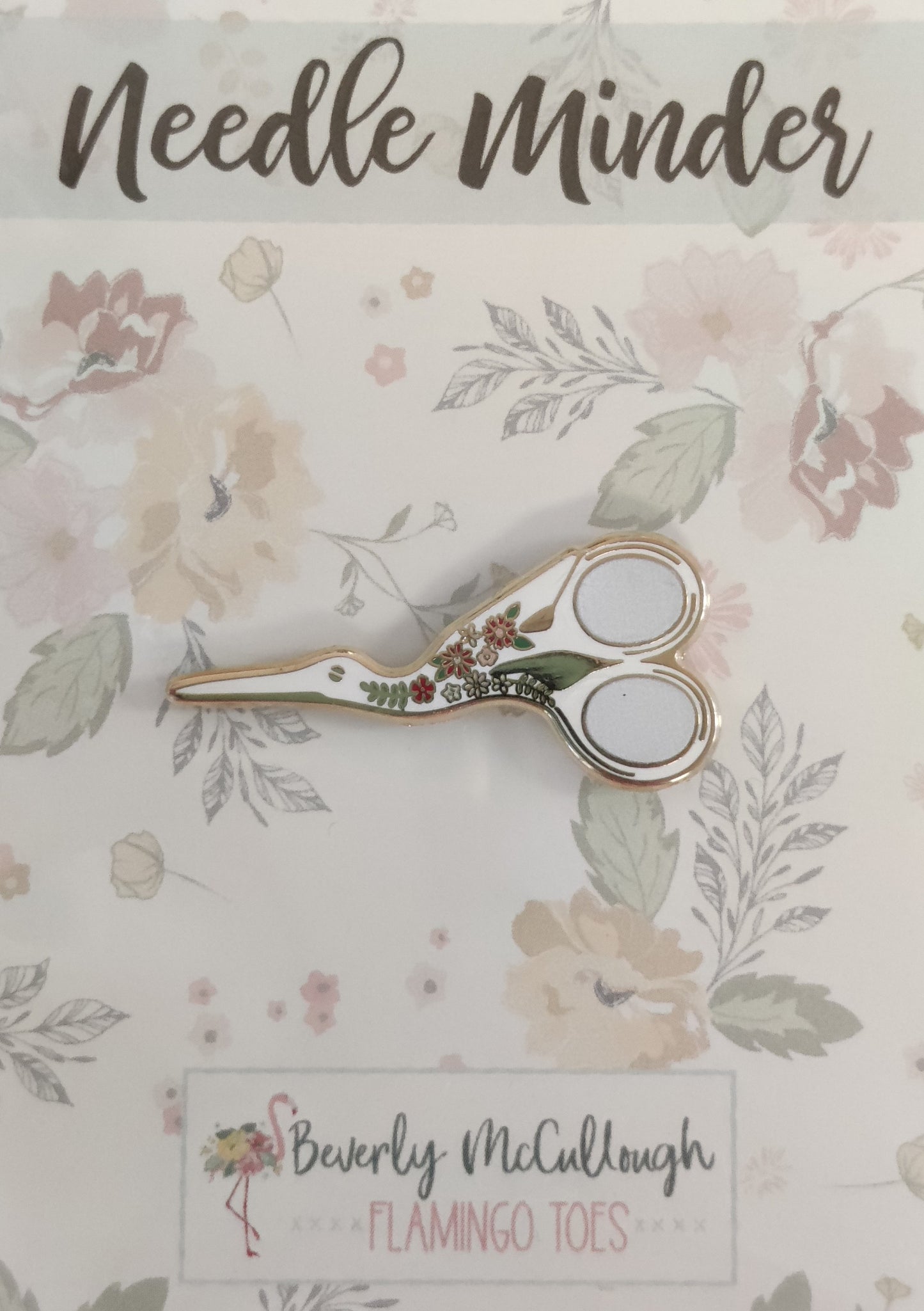 FlamingoToes EmbroideryScissorsNm EmbroideryScissors Needle Minder