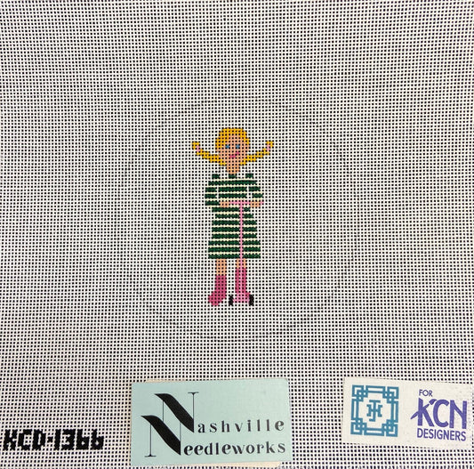 KCN Designs KCD-1366 Girl on Scooter