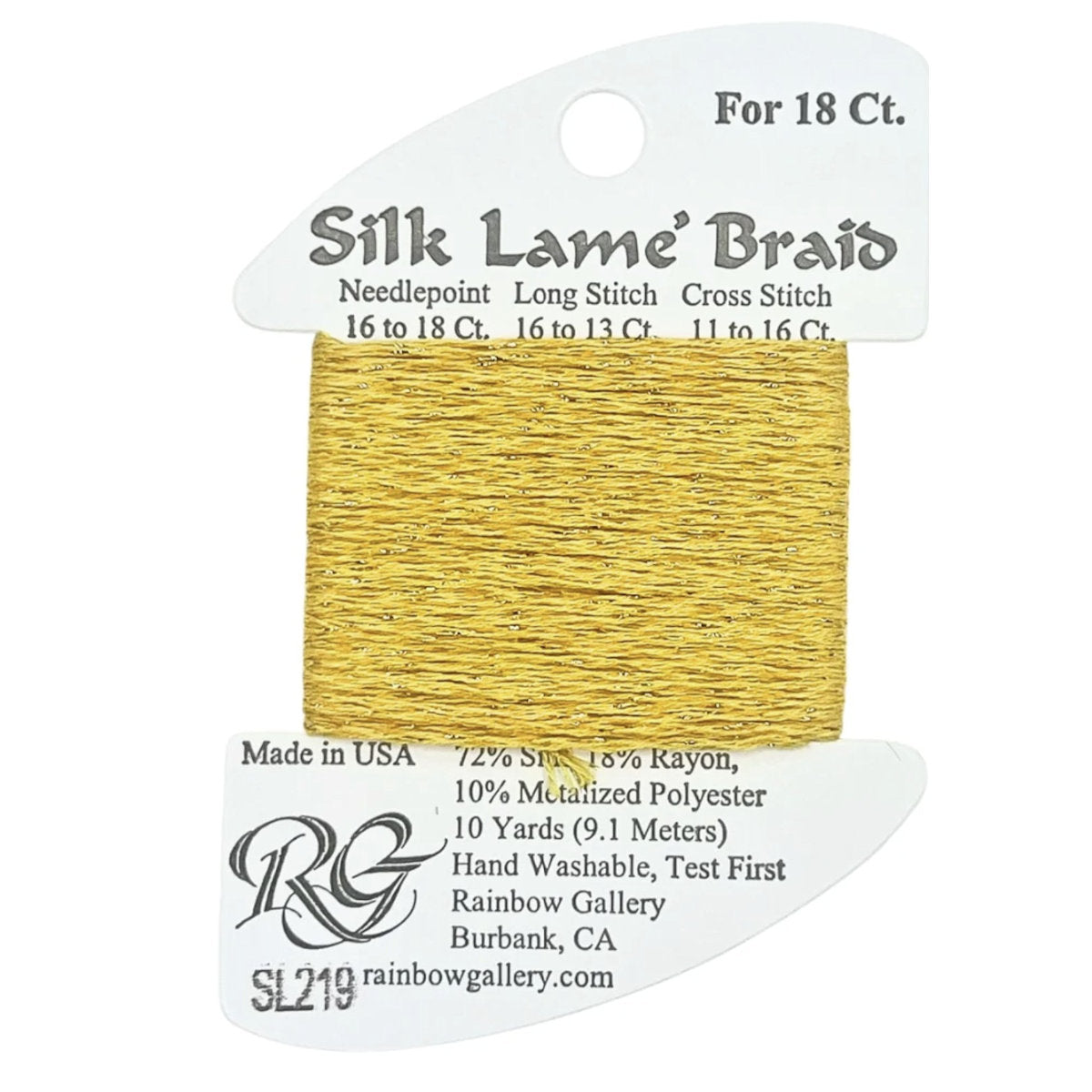Silk Lame 18 - SL219 Sunset Gold
