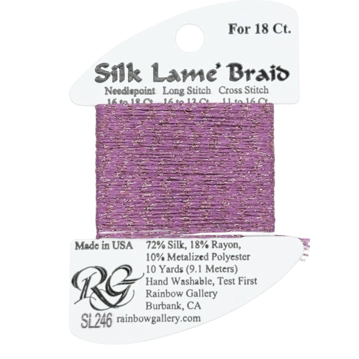 Silk Lame 18 - SL246 Vintage Wine