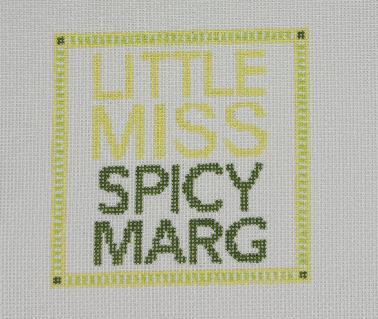 Code Thread Needlepoint
Little Miss Spicy Marg
CT LMSM