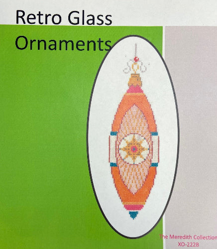 The Meredith Collection XO-222B 
Vintage Ornament (Orange/Blue/Pink)