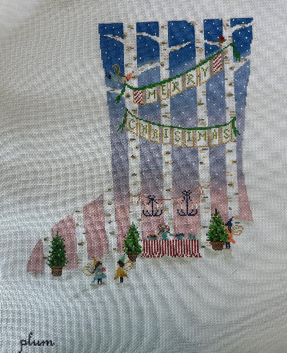 PlumStitchery 19C-LT FairyLittleChristmas
