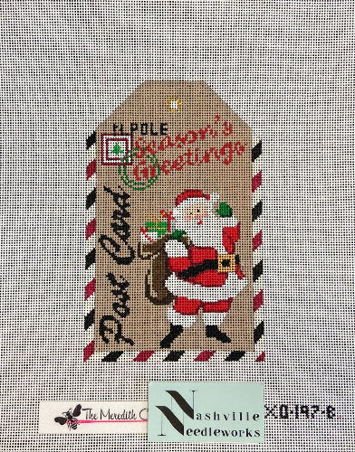 The Meredith Collection XO-197-B 
Gift Tag: Seasons Greetings