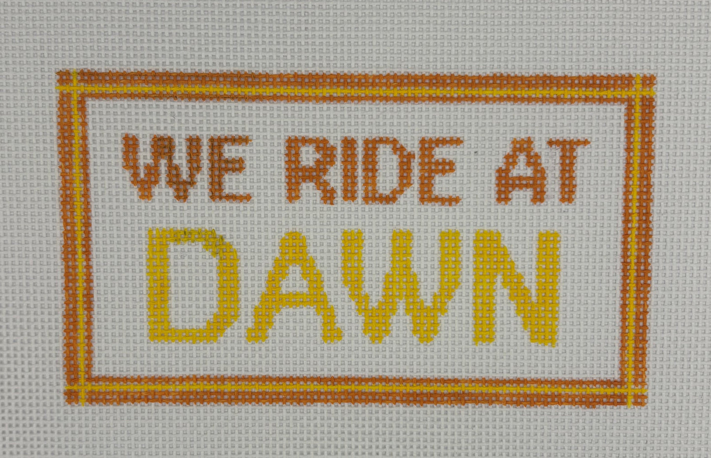Code Thread Needlepoint
We Ride At Dawn
CT WRD