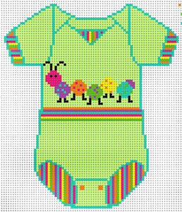 The Meredith Collection Baby Onesie Caterpillar XO-183m