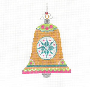 The Meredith Collection Vintage Ornament Bell-Gold XO-222d