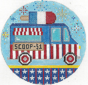 The Meredith Collection Food Truck - Red White & Scoop XO-272f